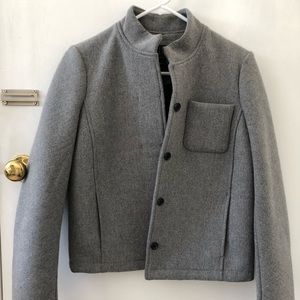 Armani Exchange Short Coat Gray Almost New